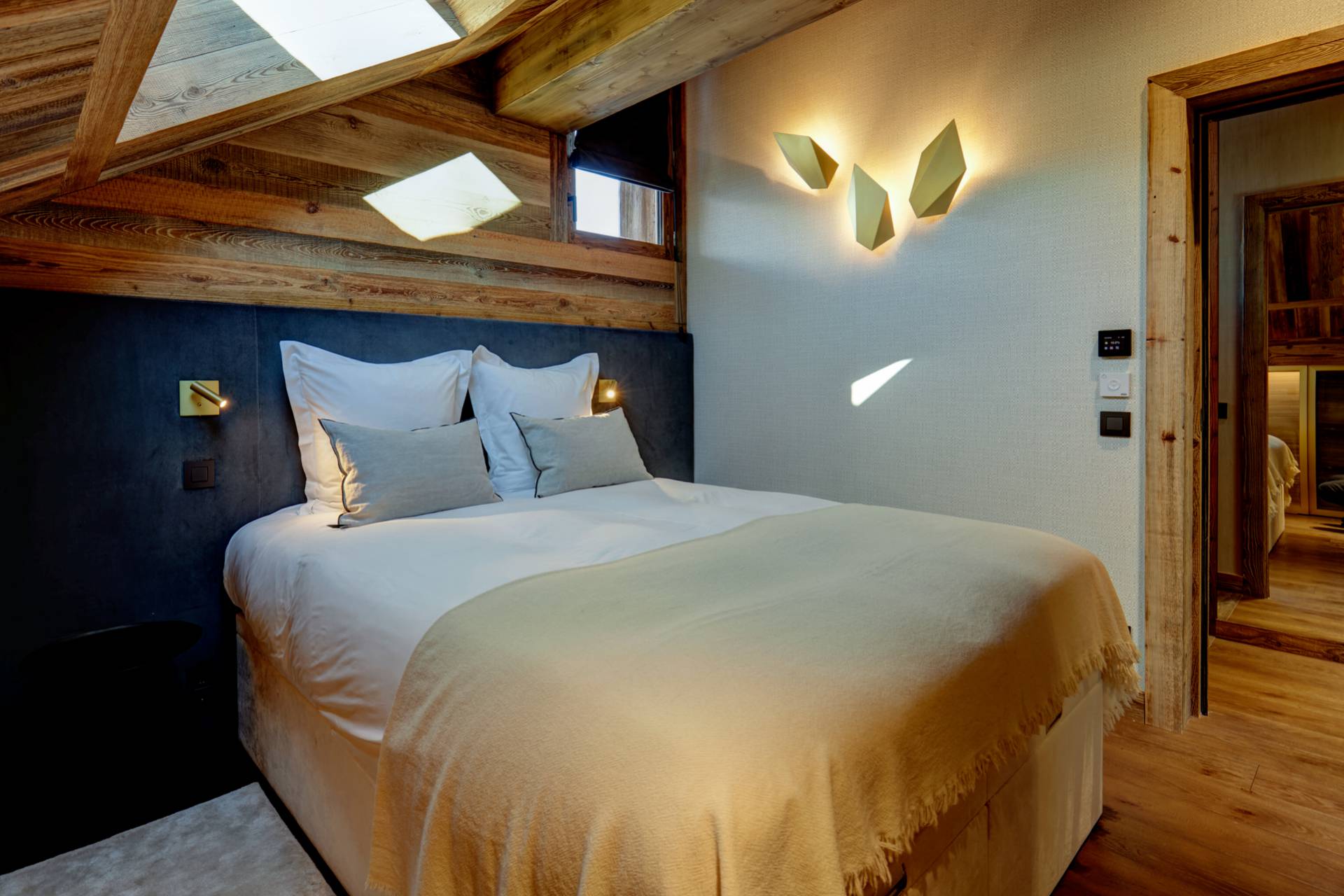 La salle de bain marron