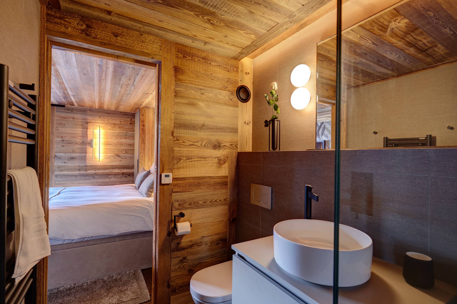 La salle de bain bleue